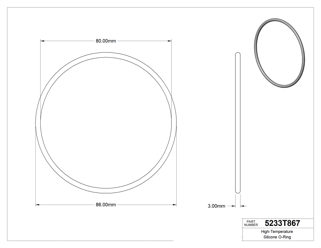 Technical drawing - 5233T867